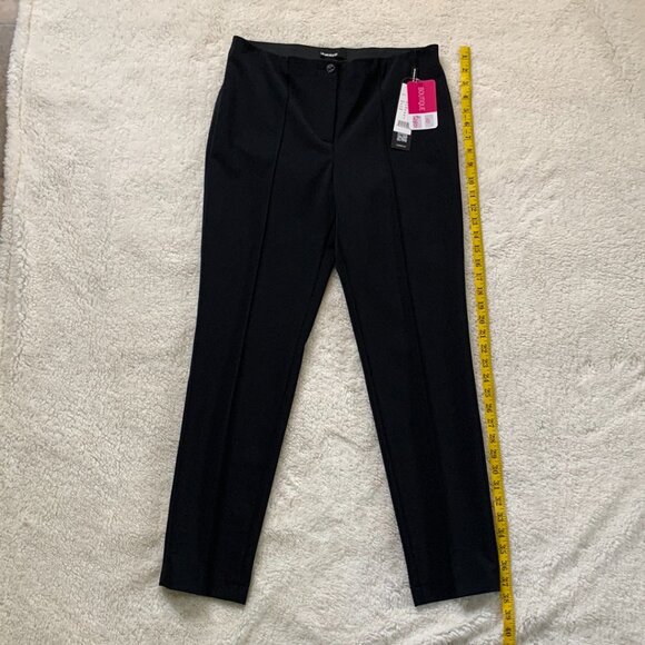 Cambio Collection Womens Dress Pants Sz10 Black Straight Leg Elastic Stretch NWT - Picture 3 of 10